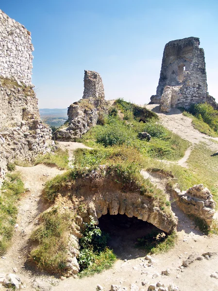 Catacomben van het kasteel van cachtice — Stockfoto