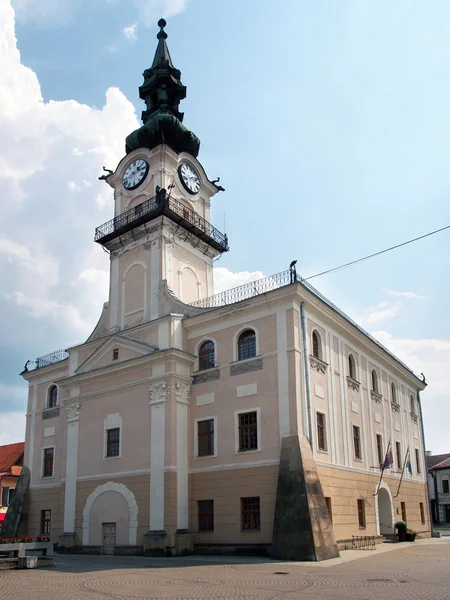 Historical town hall in Kezmarok — Stock Photo, Image