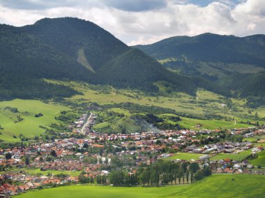 likavka köyünün havadan görünümü
