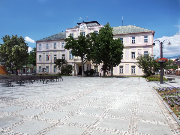 Liptovsky mikulas tarihi county hall — Stok fotoğraf