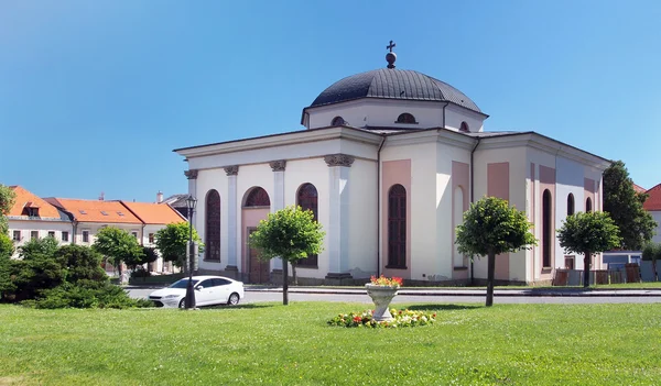 Євангельського церкви в середньовічний місто Левоча — стокове фото