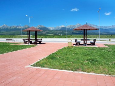 Araba altında yüksek tatras dinlenme