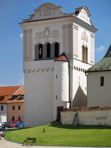 Klokkentoren in spisska sobota, Slowakije — Stockfoto