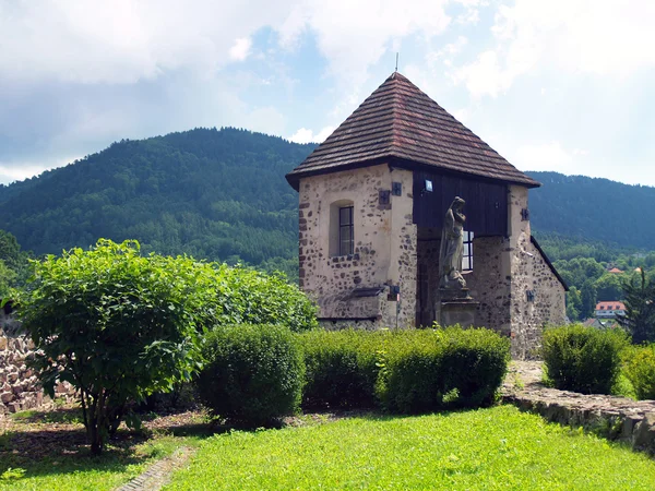 Bastión de la minería en el Castillo de Kremnica — Foto de Stock