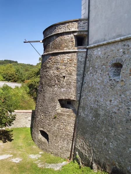 Hatalmas bástya Červený Kamen Castle — Stock Fotó