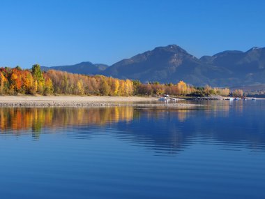 geç akşam itibariyle düşük tatras yansıması