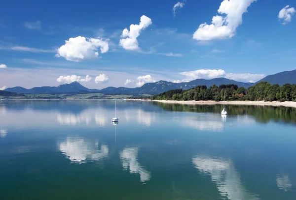 Waters of Liptovska Mara in summer