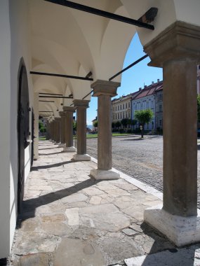 Ayağı Levoca'nın townhall Arcade