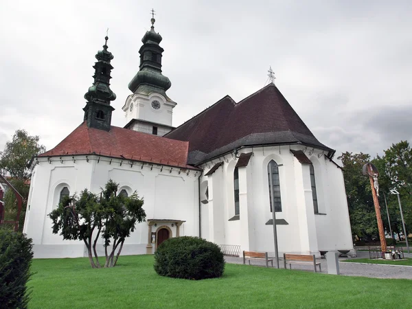 Die römisch-katholische kirche der heiligen elisabeth, zvolen, slowakei lizenzfreie Stockfotos