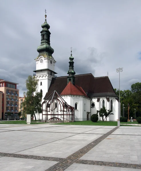 Kościół saint elizabeth w Zwoleniu, Słowacja — Zdjęcie stockowe