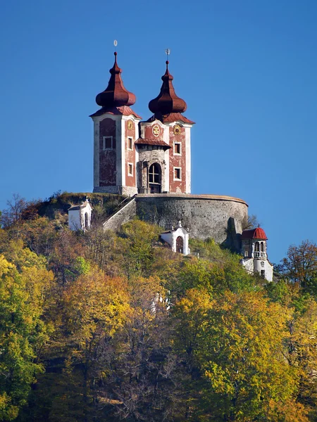 Calvário em Ostry vrch hill, Eslováquia — Fotografia de Stock