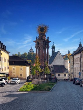 banska stiavnica, unesco şehir sokak