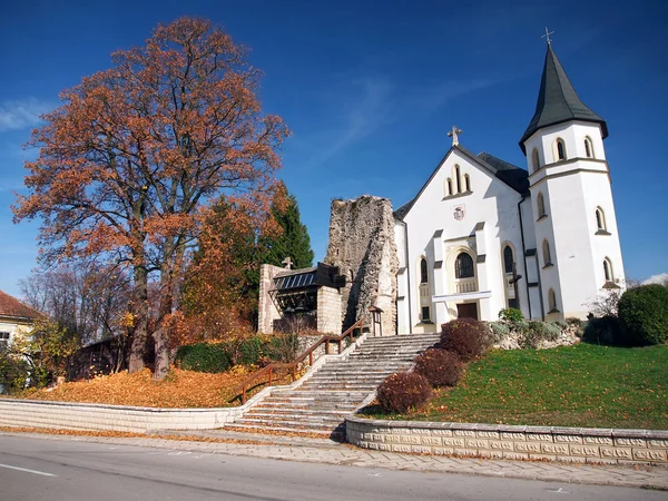 Gotyckie chruch w mosovce, Słowacja Obrazy Stockowe bez tantiem