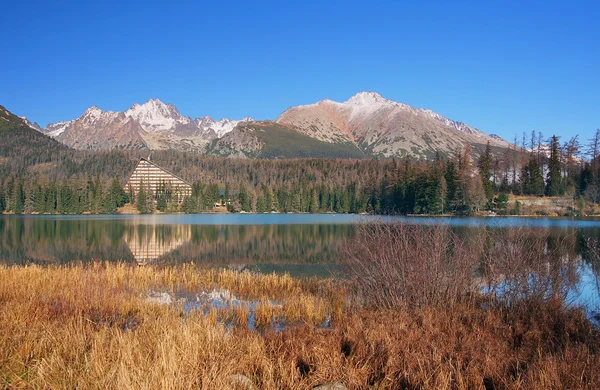 Štrbské pleso, Vysoké Tatry, Slovakien — Stockfoto