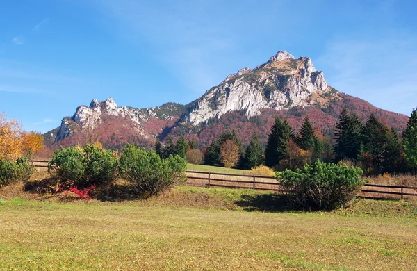 秋 rozsutec，马拉 fatra 斯洛伐克 — 图库照片