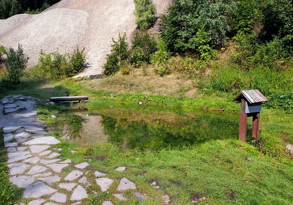 Mining watercourse in Spania Dolina, Slovakia — Stock Photo, Image