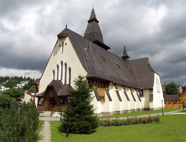 Kościół st. anne, oravska lesna, Słowacja Obraz Stockowy