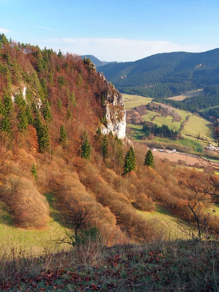 Outlook de Tupa Skala, Eslováquia — Fotografia de Stock