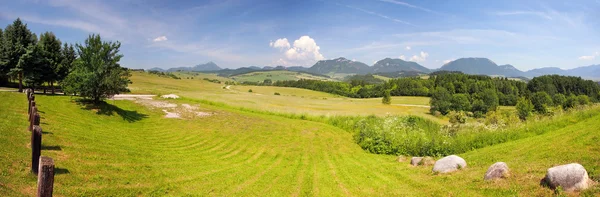 Panorama bobrovnik, liptov, Słowacja Obraz Stockowy