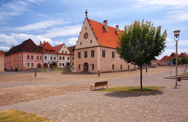Câmara Municipal Histórica em Bardejov, Eslováquia — Fotografia de Stock
