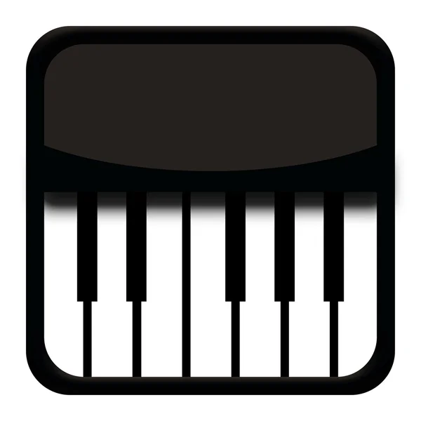 Ícone de piano — Fotografia de Stock