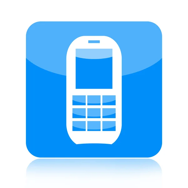 Mobile phone icon — Stock Photo, Image