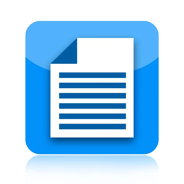 Document icon — Stock Photo, Image