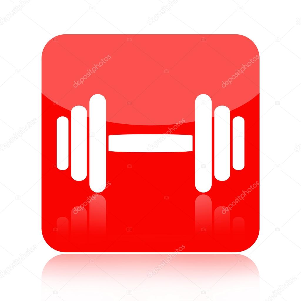 Barbell icon — Stock Photo © Skovoroda 13255169