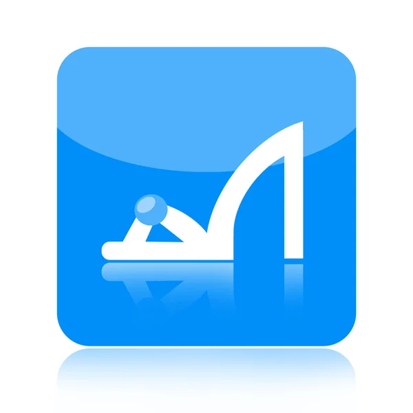 High heel shoe icon — Stock Photo, Image