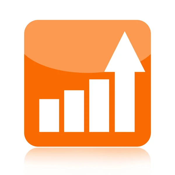 Business statistics icon — Stock Photo, Image