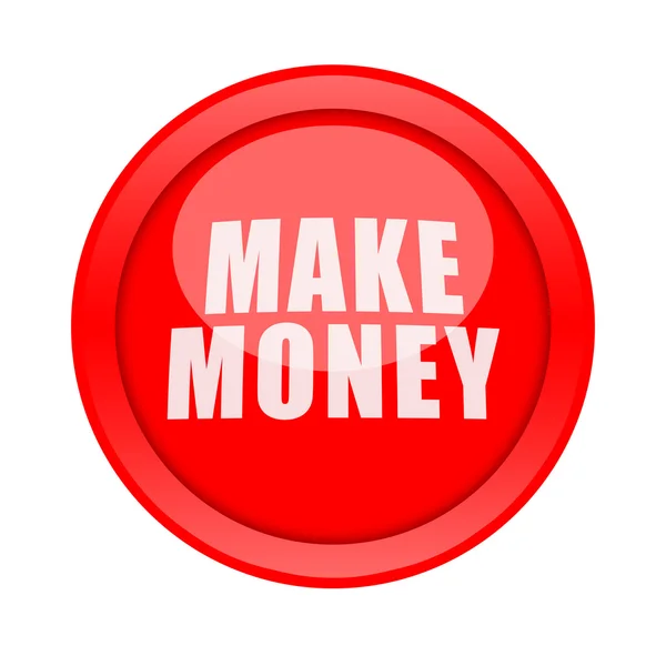 Make Money Button — Stock Photo, Image