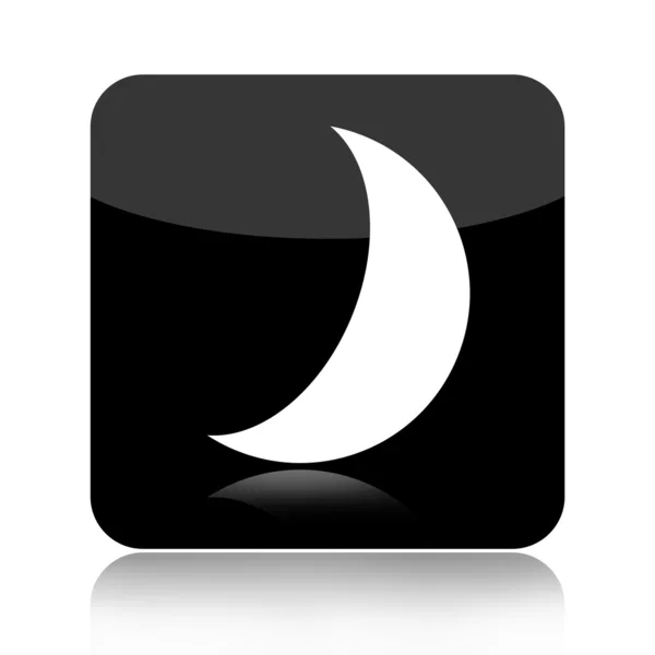Ikona księżyc — Zdjęcie stockowe