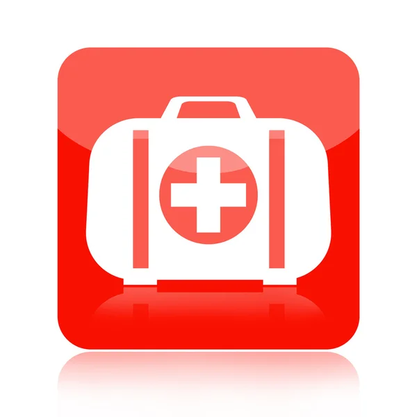 First aid kit medical icon — Stock Photo, Image