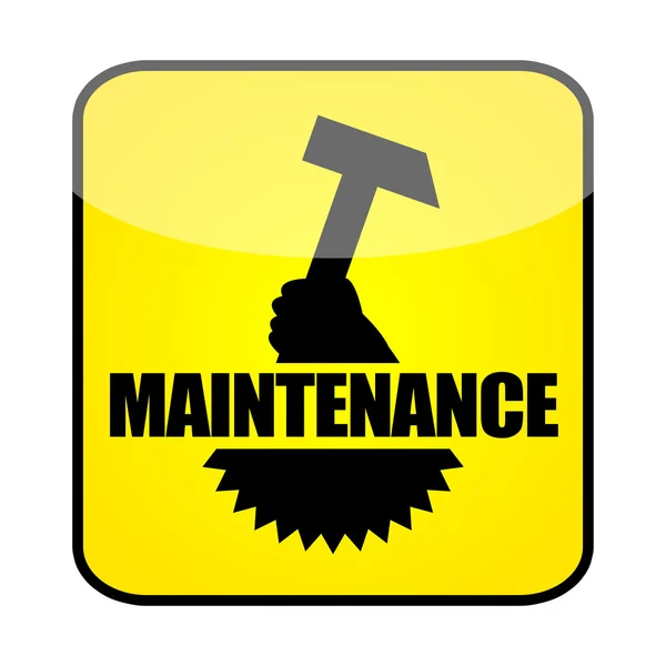 Maintenance sign — Stock Photo, Image