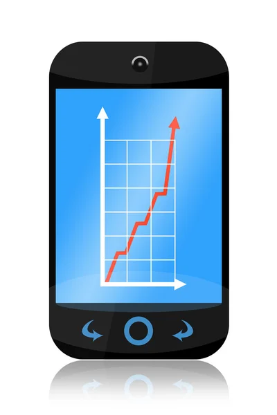 Smartphone-Geschäft — Stockfoto