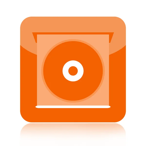 Compact disc player icon — Stock Photo, Image