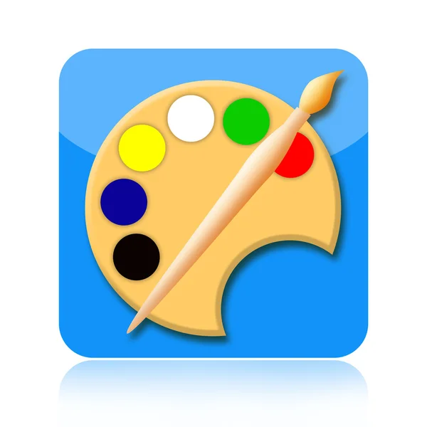 Painting tools icon — Stock Photo, Image