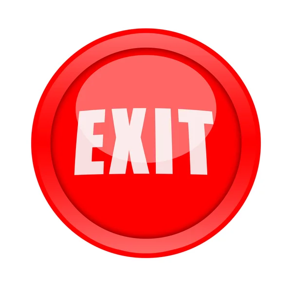 Exit button — Stock Photo, Image