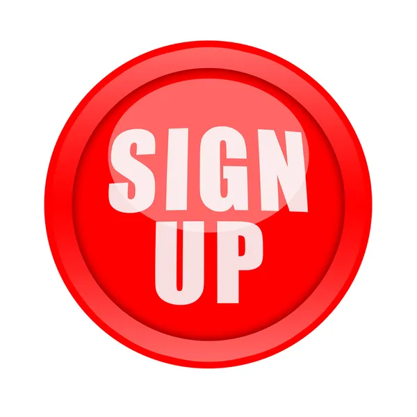 Sign Up Button — Stock Photo, Image
