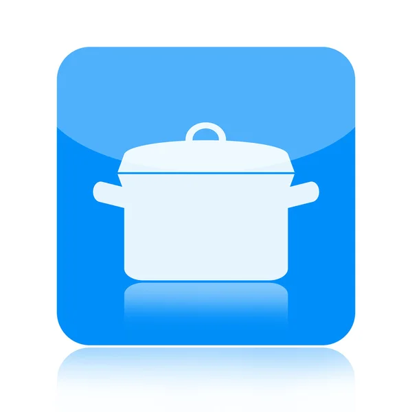 Cooking pot icon — Stock Photo, Image