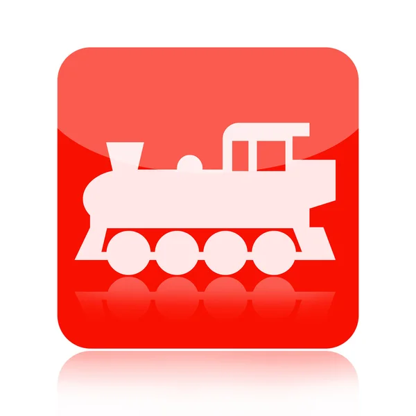Icono de la locomotora — Foto de Stock