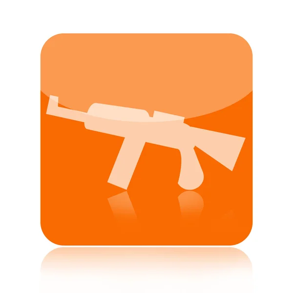 Automatic rifle icon — Stock Photo, Image