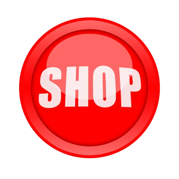 Shop-knappen — Stockfoto