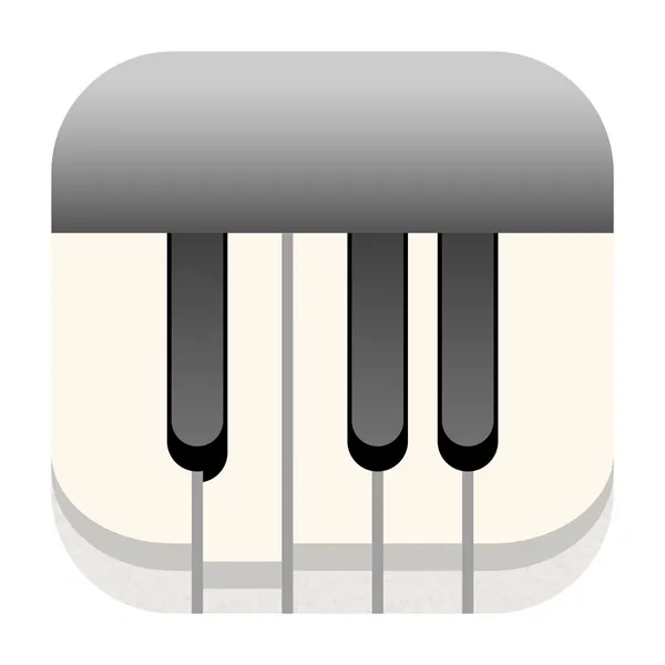 Piano icon — Stock Photo, Image