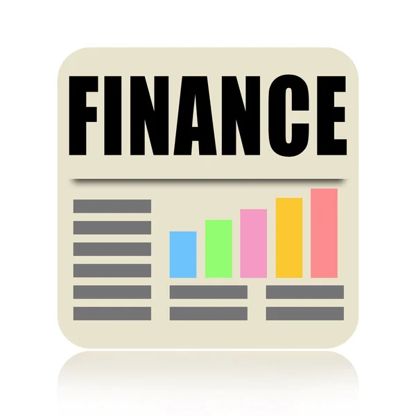 Finance icon — Stock Photo, Image