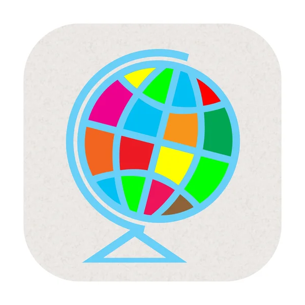 Globe icon — Stock Photo, Image