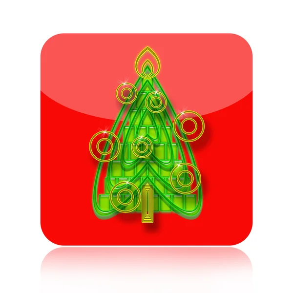 Christmas icon — Stock Photo, Image