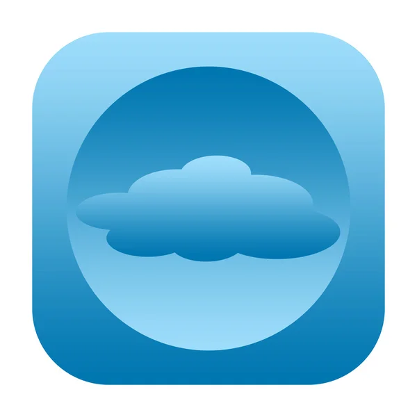 Cloud icon — Stock Photo, Image