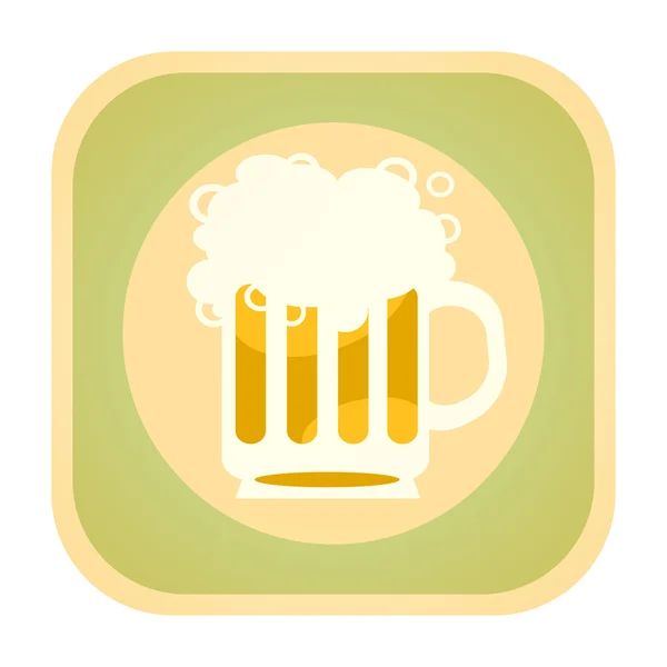 Bier retro pictogram — Stockfoto