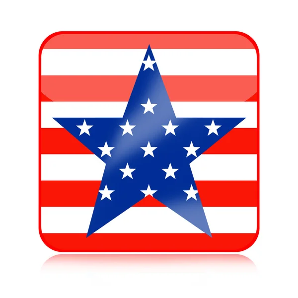 United States of America icon — Stock Photo, Image